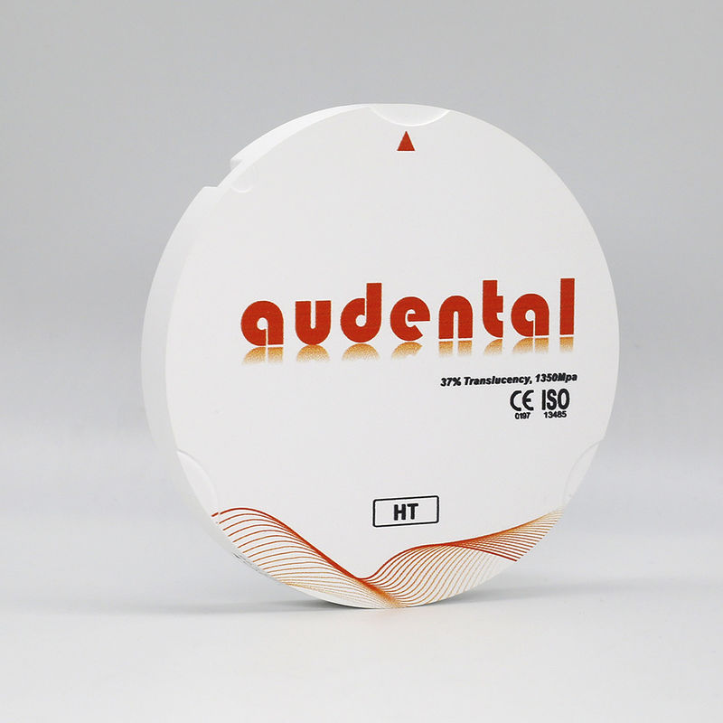 Audental HT হোয়াইট জিরকোনিয়া ডিস্ক ফর ডেন্টাল 98/95/92mm OEM/ODM ডেন্টাল সরবরাহকারী