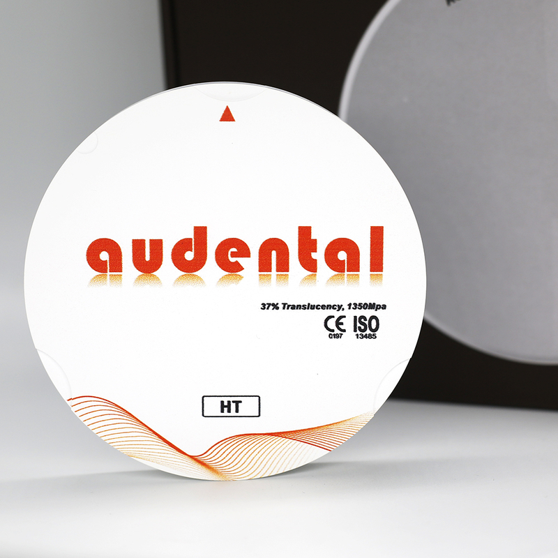 Audental HT/DHT সাদা 98mm জিরকোনিয়া ব্লক ডেন্টাল ল্যাব CAD CAM সিস্টেম কারখানার দাম ডেন্টাল ব্যবহারযোগ্য ডেন্টাল জিরকোনিয়া
