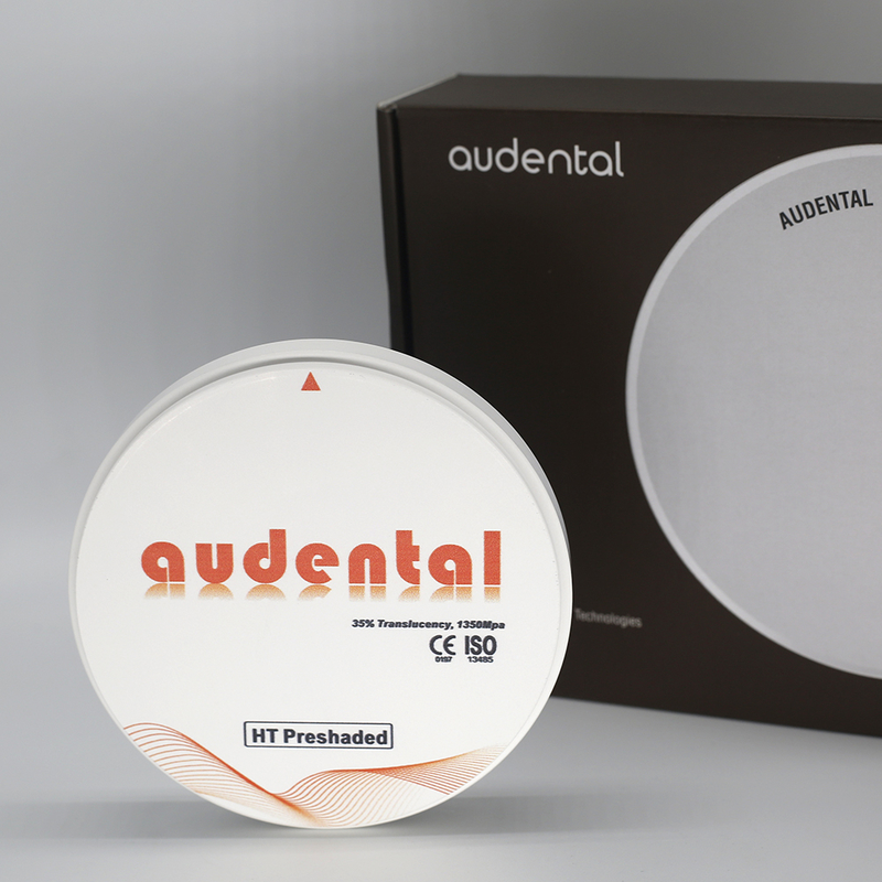 Audental HT/DHT সাদা 16 রঙিন তরল জিরকোনিয়া ব্লক ডেন্টাল ল্যাব CAD CAM সিস্টেম কারখানার দাম ডেন্টাল ব্যবহারযোগ্য ডেন্টাল জিরকোনিয়া