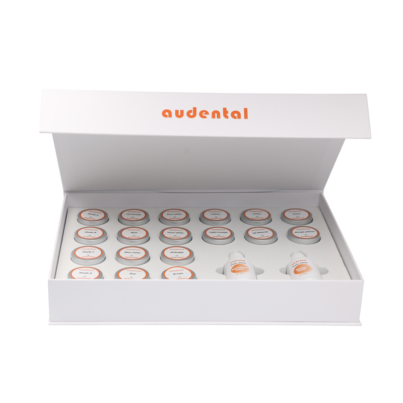 Simplify Your Workflow with Audental Stain amp Glaze Paste Set The Perfect Solution for Full-Contour Zirconia Restorations