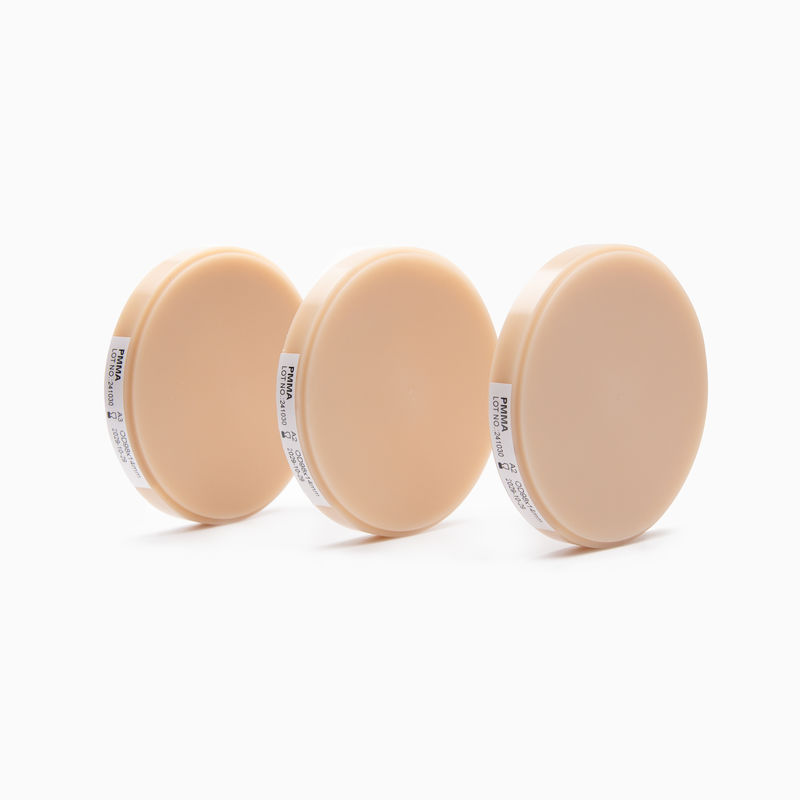 ডেন্টাল পিএমএমএ ব্লক গোলাপী এ 2 বিভিন্ন ডেন্টাল ল্যাব অ্যাপ্লিকেশনগুলির জন্য ফ্রিলিং পারফরম্যান্স এবং প্রাকৃতিক গিংভিভাল নান্দনিকতা সরবরাহ করে