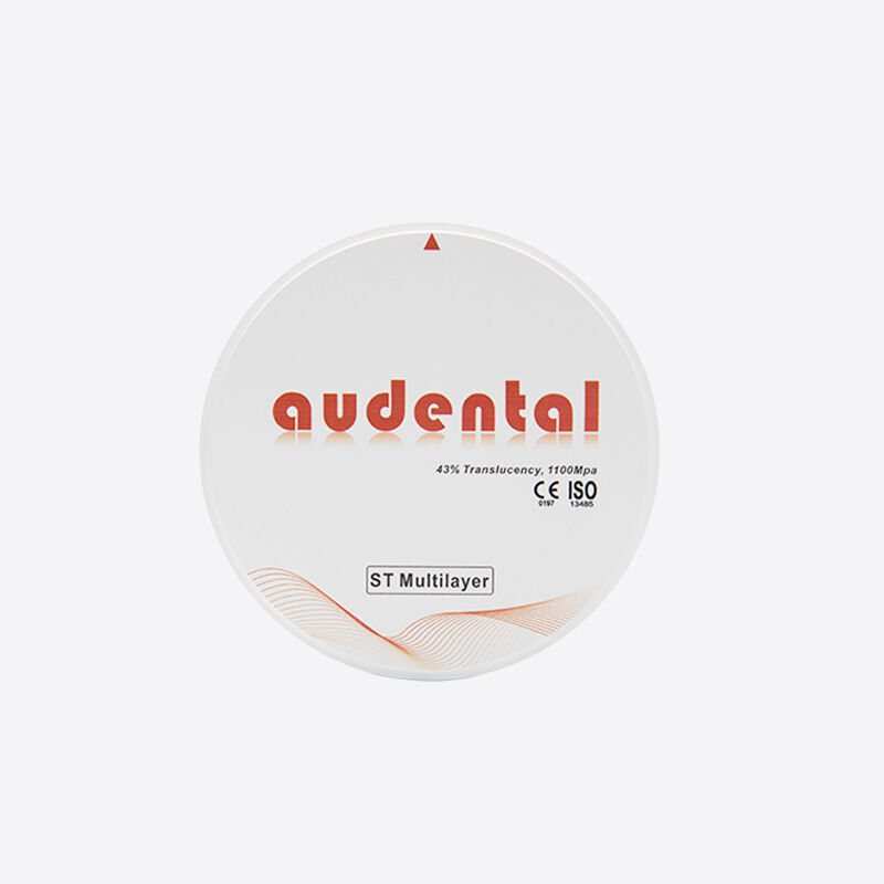 স্ট্রেনথ ন্যাচারাল সিউমলেস গুড ট্রান্সপ্লুসেন্সি ST/DST মাল্টিলেয়ার জিরকোনিয়া ব্লক ফর ডেন্টাল রিস্টোরেশন