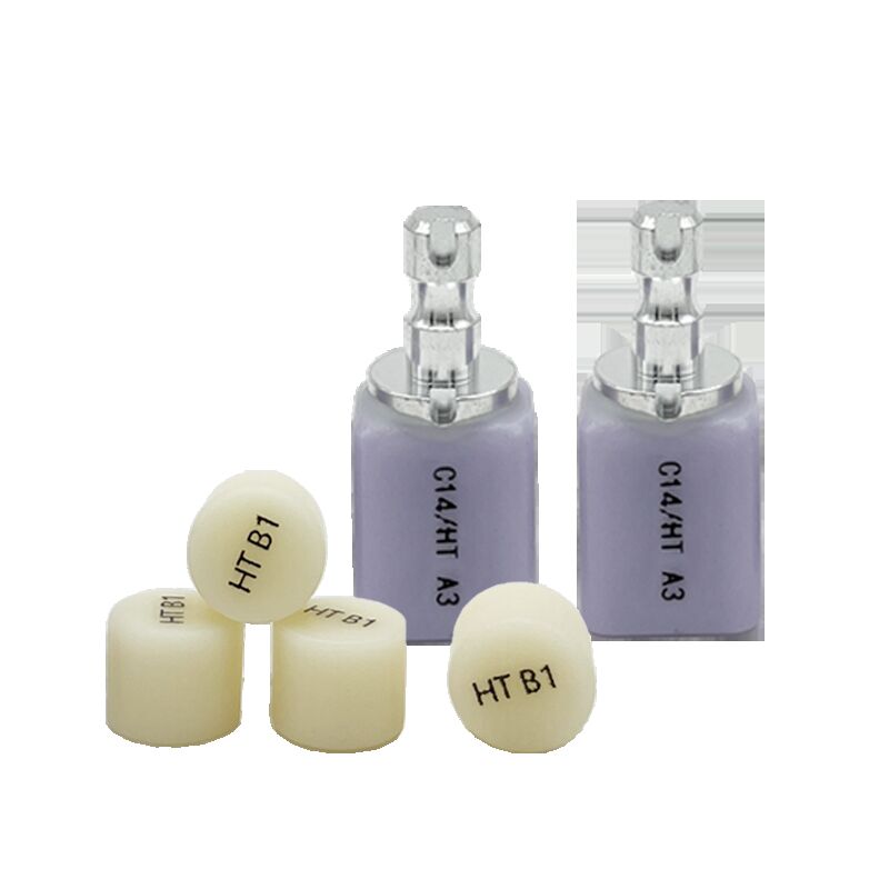 ডেন্টাল গ্লাস সিরামিক উচ্চ স্বচ্ছতা এবং শক্তিশালী আঠালো প্রস্তাব ফিনিস মুকুট জন্য আদর্শ সামনের সেতু এবং inlays