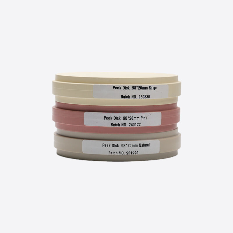 টেম্পোরারি ক্রাউন, ব্রিজ এবং অ্যাবাটমেন্ট সহ ডেন্টাল রেস্টোরেশনের জন্য উপযুক্ত ডেন্টাল পিএমএমএ ব্লক, শক্তিশালী উপাদান সহ