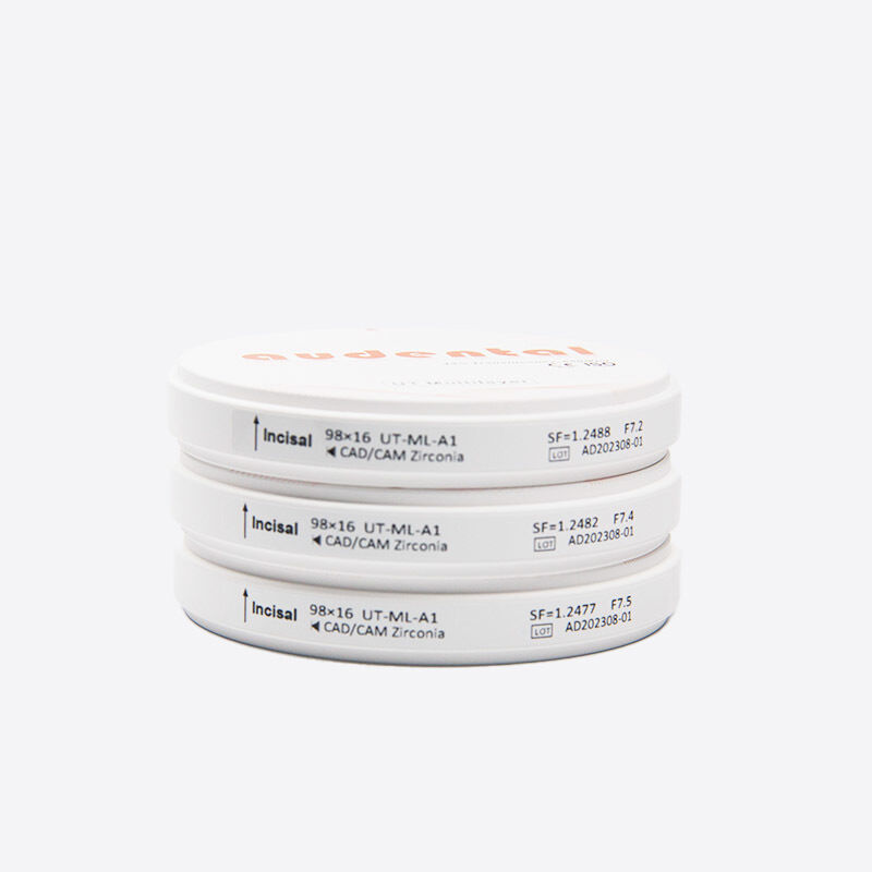 মাল্টিলেয়ার জিরকোনিয়া ব্লক সামনের পিছনের দাঁতের অ্যাপ্লিকেশনগুলির জন্য ভারসাম্যপূর্ণ শক্তি এবং উচ্চ স্বচ্ছতা সরবরাহ করে