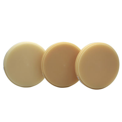 মনো ডেন্টাল Pmma ব্লক একরঙা Pmma অস্থায়ী সেতু 98mm