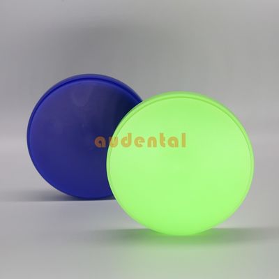 ড্যান্টাল ল্যাবরেটরির জন্য সবুজ নীল সুনির্দিষ্ট কাস্টিং ডেন্টাল ওয়াক্স ডিস্ক ব্লক