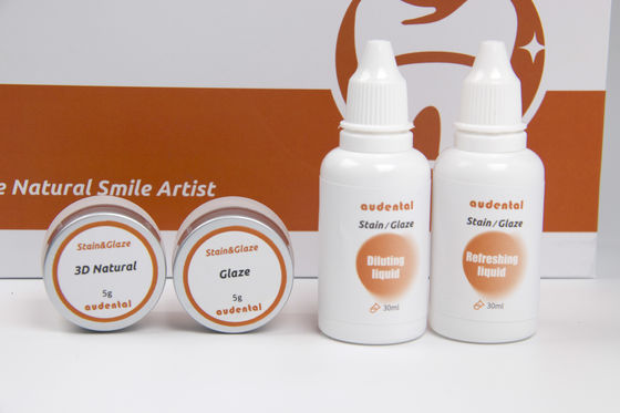 ডেন্টাল ল্যাব দাগ এবং গ্লেজ জিরকোনিয়া মুকুট সিরামিক গ্লেজ পাউডার পেস্ট গ্লেজ পেস্ট